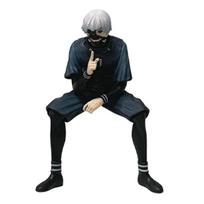 Sandėlyje Ken Kaneki Sėdinti figūrėlė Tokyo Ghoul Statulėlė Veiksmo figūrėlė PVC Statulėlė Kolekcinis modelis Žaislai Dovanos