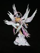 Naujausia 28CM Digimon nuotykio Angewomon figūrėlė - Lanko šaudymo tematikos anime figūrėlės lėlės statulos modelis Kolekcionuojamas žaislas Dovana