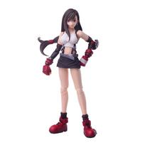 Final Fantasy VII Bring Arts Tifa Lockhart PVC Painted Action Figure juoda
