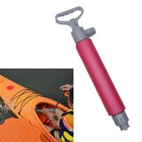 46cm Kayak Hand Pump Floating Bilge Boat Accessories Emrgency Canoe with Tube for Outdoor raudona