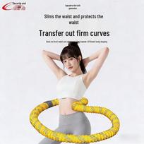 Soft Spring Hula Hoop for Fitness & Core Training vyšnių žiedų rožinė spalva