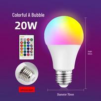 UOSULED 20W RGB E27 Smart LED Light Bulb (Pack of 2)