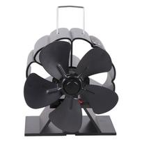 Stylish Heat Powered Fan Heat Powered Stove Fan for Wood Stove Real time Temperature Monitoring,No Electricity Required 1