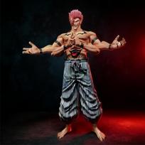 GK Anime figūrėlė Madingas žaislas Jujutsu Kaisen Ryomen Sukuna PVC Kolekcionuojama statulėlė Anime modelis Kambario puošmena Vaikų žaislas Kalėdinė dovana black