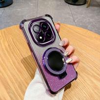POCO M8 Pro 5G dengtas blizgučiu veidrodinis laikiklis silikoninis atsparus smūgiams dėklas Mi POCO M 8 M8Pro magnetiniam laikikliui For POCO M8 5G
