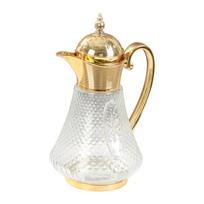 Middle Eastern Style Glass Pitcher Portable Elegant Luxury Coffee Carafe 1.8L auksas