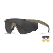 Akiniai Wiley X Saber Advanced Clear, Smoke Grey, Light Rust, Matte Tan