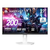 Amzfast 27 colių žaidimų monitorius (Baltas), 2560x1440 QHD (2K), 200Hz, Fast IPS AMZG27F6Q