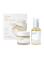 MIXSOON Veido serumas/kremas su sojų fermentu BEAN GLASS SKIN DUO FACIAL CARE SET WITH SOYBEAN EXTRACT, 2x50 ml