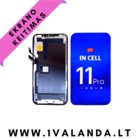 Ekranas incell Apple iPhone 11 Pro telefonui