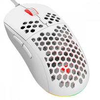 Laidinė žaidimų pelė Elmak HEX-R, usb / ps/2 laidas, balta sp.