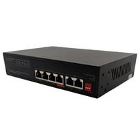 PoE šakotuvas 1000Mbps 4portų +2G uplink