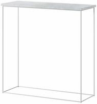 Konsolinis staliukas ADRK Milan, marmurinė pilka sp., 30 cm x 80 cm x 80 cm