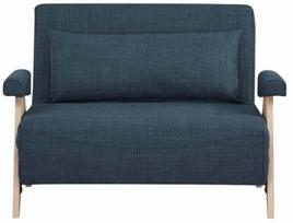 Sofa-lova Homla Calore Basic, tamsiai mėlyna (navy) sp., 90 x 117 cm x 82 cm