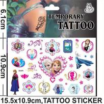 Disney Frozen princesių tatuiruočių lipdukai su Ana ir Elsa.,  Cg-070