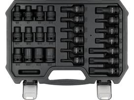 YATO smūginių lizdų komplektas E-Torx / TX / SPLINE 1/2" 25 dalių