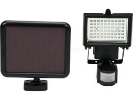 YATO LED prožektorius 4 W 380 lm, su jutikliu, su saulės baterija
