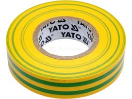 YATO izoliacinė juosta 15 x 0,13 mm x 20 m, geltona-žalia