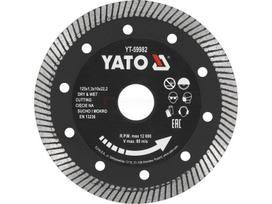 YATO deimantinis pjovimo diskas TURBO 125 x 22,2 mm