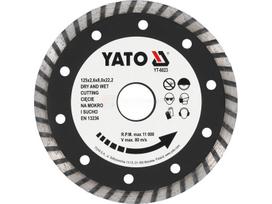 YATO deimantinis pjovimo diskas TURBO 125 x 22,2 mm YT-6023