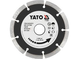 YATO deimantinis pjovimo diskas 125 x 22,2 mm YT-6003
