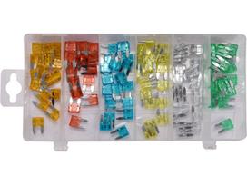 YATO lydomųjų saugiklių rinkinys MINI, 120 dalių