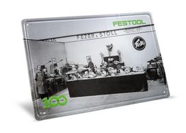 Festool skardinis ženklas Retro mugės stendas MES-FT2 100Y