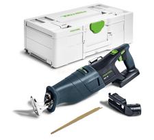 Festool akumuliatorinis šabloninis pjūklas RSC 18 EB-Basic, be akumuliatoriaus ir įkroviklio