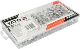 Yato drugelių veržlių komplektas M4-M10 150 dalių