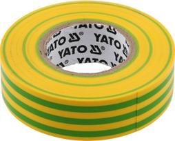Yato izoliacinė juosta 19 x 0,13 mm x 20 m, geltona-žalia
