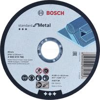 Bosch pjovimo diskas plienui 125 x 1,6 x 22,23 mm