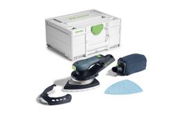 Festool akumuliatorinis trikampis šlifuoklis DTSC 200-Basic, be akumuliatoriaus ir įkroviklio
