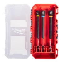 Milwaukee magnetinių antgalių rinkinys Shockwave 8-13 mm / 150 mm, 3-dalių