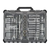 Milwaukee lizdų komplektas 1/4" ir 1/2" PACKOUT dėkle, 63 dalių