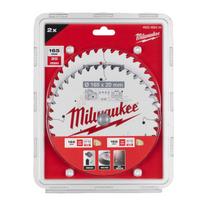 Milwaukee pjūklo diskų komplektas medienai 165 x 20 mm, 2 dalių