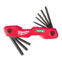 Milwaukee Torx raktų komplektas TX9-TX40, 8 dalių