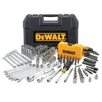 DeWalt rankinio įrankių komplektas 1/4" ir 3/8" 142 dalių