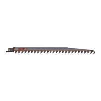 Milwaukee galinio pjūklo Sawzall 240 mm 3 TPI, medienai 3 vnt.