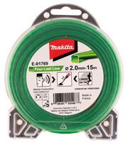 Makita žoliapjovės valas 2 mm, 15 m kryžiaus formos