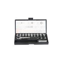"Makita" praeinio rakto komplektas su 10-19 mm lizdais, 14 dalių