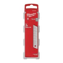 Milwaukee lūžtantys peiliukai 25 mm 10 vnt.