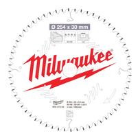 Milwaukee pjūklo diskas medienai 254 x 30 x 3 mm, 60 dantų