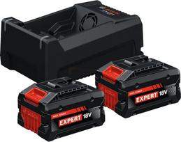 Bosch akumuliatorius 2 x 5,5 Ah + GAL 12V/18V-80 greitasis įkroviklis
