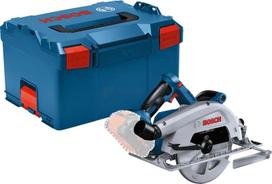 Bosch akumuliatorinis diskinis pjūklas GKS 18V-68 + L-Boxx, be akumuliatoriaus ir įkroviklio