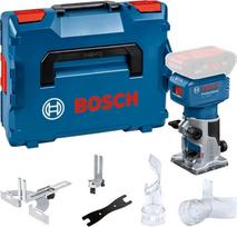 Bosch akumuliatorinis krašto frezeris GLF 18V-8 + L-Boxx, be akumuliatoriaus ir įkroviklio
