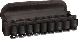 Bosch smūginių lizdų komplektas PRO Impact 3/8" 7-19 mm, 9 dalių