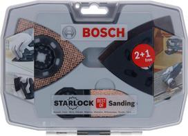 Bosch universalaus pjovimo šlifavimo priedų rinkinys Starlock Best of Sanding, 6 dalių