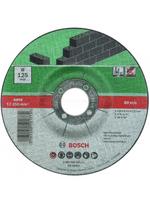 Bosch įgaubtas pjovimo diskas akmeniui 125 x 22,23 x 2,5 mm 5 vnt.