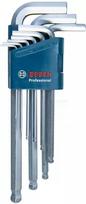 Bosch šešiakampių raktų komplektas 1,5-10 mm 9 dalių