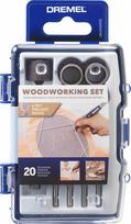 DREMEL 20 dalių medžio apdirbimo rinkinys 681